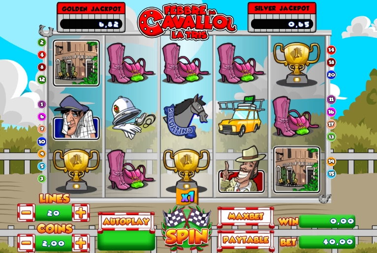 Online Slot review:” Horse Fever The Tris " by Tuko Production